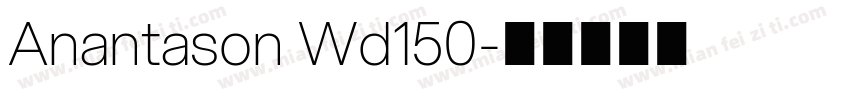 Anantason Wd150字体转换